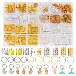 200 accessoires pour tresses & dreadlocks : anneaux clips perles multicolores ? alliage ? plusieurs tailles ... 200 accessoires pour tresses & dreadlocks : anneaux clips perles multicolores ? alliage ? plusieurs tailles ...
