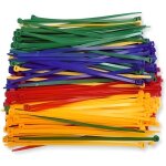 Lot 200 colliers rilsan de couleur - assortiment de colliers de cblage rilsan couleur