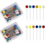 Lot de 200 pingles  tte de fleur ? pingles assorties pour couture patchwork et projets de couture ...