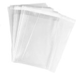 Lot de 200 sachets  bonbons en cellophane transparent refermables 127 x 178 cm