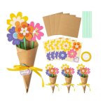 Lot de 24 bouquets de fleurs en papier � faire soi - m�me cadeau de remerciement faites votre propre ...