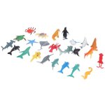 Lot de 24 figurines danimaux marins et oc�aniques jouets �ducatifs hautement simul�s diff�rents poissons ...