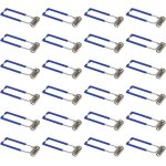 Lot de 24 pinces de fixation  ressort pour spot encastr gu10 mr16 15 x 60 mm