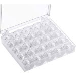 Lot de 25 canettes transparentes pour machine coudre universelles couleurs multiples largeight
