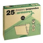 Lot de 25 dossiers suspendus pour tiroir fond v - format a4 - kraft orange - 42 cm x 345 cm x 9 cm Lot de 25 dossiers suspendus pour tiroir fond v - format a4 - kraft orange - 42 cm x 345 cm x 9 cm