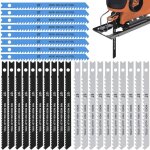 Lot de 25 lames de scie sauteuse 6t 8t 10t en acier � haute teneur en carbone avec tige en u lame de ...