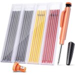 Lot de 25 marqueurs  trous profonds + taille + crayon + poigne dcriture pour trous de forage porte ...