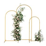 Lot de 3 arche mariage en mtal dcorationarche de anniversaires pour la ftearche de jardin 180 / 150 ...