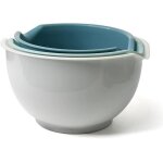 Lot de 3 bols m�langeurs - non sp�cifi� - plastique - antid�rapants - empilables - multi - usages