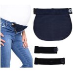 Lot de 3 ceintures dajustement 1028 - bandeau de grossesse - pantalon et jupe - tu - bleu coskf22176