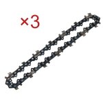 Cha�nes de tron�onneuse - kzq - lot de 3 - 18 pouces - 72 maillons - pas de 325