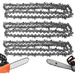 Lot de 3 chanes de trononneuse 30 cm 3 / 8 11 mm 45 tgcompatible avec ryobi ocs1830 bosch greenworks ...