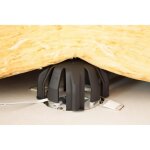 Cloche de protection pour spot  encastrer fixe noir - lot de 3 - spotclip - iv - slim