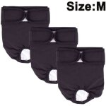 Lot de 3 couches lavables r�utilisables pour chien culotte menstruelle tr�s absorbante anti - harc�lement ...