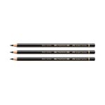 Lot de 3 crayons de couleur - noir - 199 - polychromos faber - castell Lot de 3 crayons de couleur - noir - 199 - polychromos faber - castell