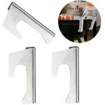 Lot de 3 entretoises universelles en acier inoxydable pour barbecue