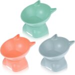 Lot de 3 gamelle chat - inclinable à 15 degrés - 135 cm - pour chats et petits chiens - nourriture et ... Lot de 3 gamelle chat - inclinable à 15 degrés - 135 cm - pour chats et petits chiens - nourriture et ...
