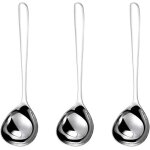 Lot de 3 grandes louches en acier inoxydable ustensiles de cuisine robustes pour soupe Lot de 3 grandes louches en acier inoxydable ustensiles de cuisine robustes pour soupe