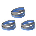 Lot de 3 lames de scie � ruban sk5 2240mm x 13mm x 0. 5mm x 6tpi - bois m�tal plastique pvc mousse coupe ...