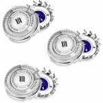 Lot de 3 lames de tête de rasoir électrique pour hommes pour philips hq8 pt720 pt725 pt815 pt860 at890 ... Lot de 3 lames de tête de rasoir électrique pour hommes pour philips hq8 pt720 pt725 pt815 pt860 at890 ...