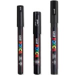 Lot de 3 marqueurs peinture ultra fine � fine ? pc - 1mr pc - 1m pc - 3m noir