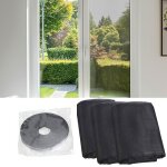 Lot de 3 moustiquaire fenêtre fallenheld 130 x 150 cm noir ? sans perçage ? montage par bande auto - ... Lot de 3 moustiquaire fenêtre fallenheld 130 x 150 cm noir ? sans perçage ? montage par bande auto - ...