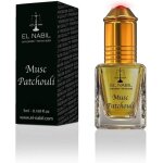 Lot 3 muscs el nabil patchouli 100% huile parfumee 3x 5ml extrait de parfum roll musc