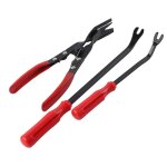 Lot de 3 pinces à rivets pour garniture de porte extracteur de fixation barre de levier kit doutils Lot de 3 pinces à rivets pour garniture de porte extracteur de fixation barre de levier kit doutils