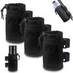 Lot de 3 porte bouteille velo porte gourde velo sans vis porte gourde vtt porte bidon avec poche en filet ...