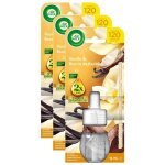 Lot de 3 recharges diffuseur désodorisant electrique huiles essentielles vanille et beurre de karité Lot de 3 recharges diffuseur désodorisant electrique huiles essentielles vanille et beurre de karité