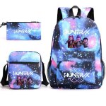 Lot de 3 sac  dos kpop demon hunters scolaire grande capacit avec sac bandoulire &troussecartable ...
