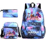 Lot de 3 sac  dos kpop demon hunters scolaire grande capacit avec sac bandoulire &troussecartable ...