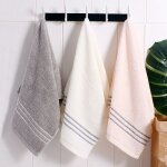 Lot de 3 serviettes en coton 34 x 74 cm serviettes de bain essuie - mains draps de bain 100 % coton rose ... Lot de 3 serviettes en coton 34 x 74 cm serviettes de bain essuie - mains draps de bain 100 % coton rose ...