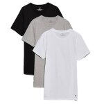 Lot de 3 t - shirts noir / blanc / gris homme calvin klein jeans lv00nb4051
