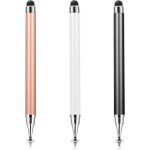 Lot de 3 stylets pour tablette 2 en 1 pour toutes les tablettes compatible avec tous les �crans tactiles ...