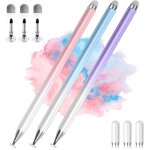 Lot de 3 stylets universels haute pr�cision pour tablettes et smartphones samsung xiaomi iphone ipad ...
