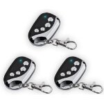 Lot de 3 - tlcommande universelle copieuse 433. 92 mhz (code fixe)portail garage alarme lumire - notice ...
