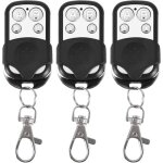 Lot de 3 tlcommandes universelles code fixe avec frquence de 43392 mhz pour portail automatique