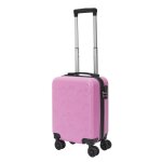 Lot de 3 valises - jet lag - rose - coque rigide - 25l 61l 108l