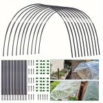 Lot de 30 anneaux réglables en fibre de verre pour serre de jardin piquets de support darche de semis ... Lot de 30 anneaux réglables en fibre de verre pour serre de jardin piquets de support darche de semis ...