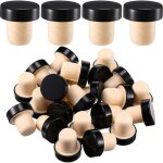 Lot de 30 bouchons � vin en li�ge en forme de t ? bouchons d�tanch�it� r�utilisables pour bouteilles ...