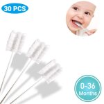 Lot de 30 brosses à dents en gaze pour bébé brosses à dents en gaze jetables souples masseur de dents ... Lot de 30 brosses à dents en gaze pour bébé brosses à dents en gaze jetables souples masseur de dents ...