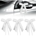 Lot de 30 dcoration voiture mariage noeud decoration mariage pour ftes mariages noeud cadeau pour emballer ...