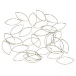 Lot de 30 lunettes ouvertes en r�sine pour fabrication de bijoux boucles doreilles colliers accessoires ...