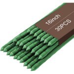 Lot de 30 piquets pour plantes de jardin - tuteurs de tomates - en plastique - avec 15 connecteurs pour ...