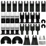 Lot de 31 outils multifonctions lames de scie oscillantes pour bosch dewalt makita coupe bois et carrelage ...