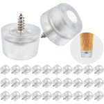 Lot de 32 patin chaise transparent pieds de meubles en caoutchouc antid�rapant pieds en caoutchouc � ...