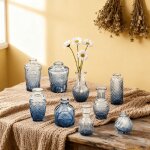 Lot de 32 petits vases en verre pour d�coration de table vintage petits vases d�coratifs pour fleurs ...