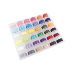 Lot de 36 fils de canette pour machine coudre couleurs assorties pzcc