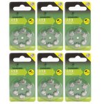 Lot de 36 piles bouton zinc air type 13 145v pour appareils auditifs type a13 / 13 compatibles pr48 - ...